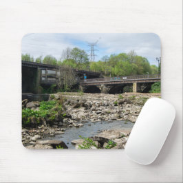 Mousepad County Bridge e o Rio Calder, Sowerby Bridge