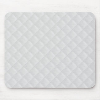 Mousepad Couro acolchoado branco