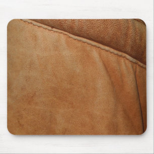 Mousepad Couro Laranja-Castanho - Olhar Textura