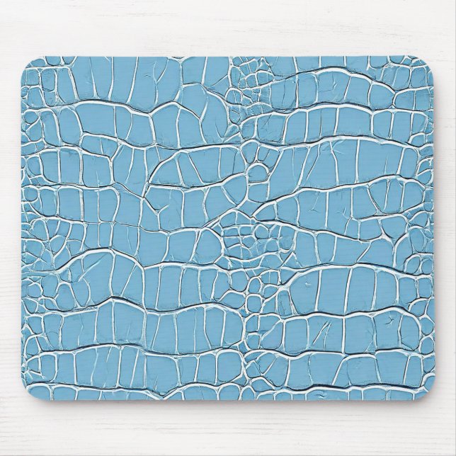 Mousepad 💙 Couro para mesa céu azul Escritório moderno cal (Frente)