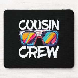 Mousepad Cousin Crew Adultos Crianças Correspondentes à Tri