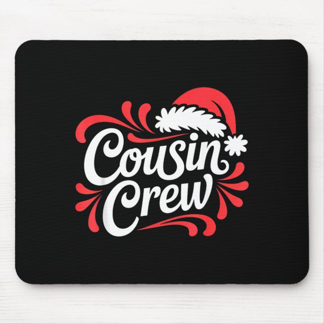 Mousepad Cousin Crew Christmas Xmas Lights Family Matching  (Frente)