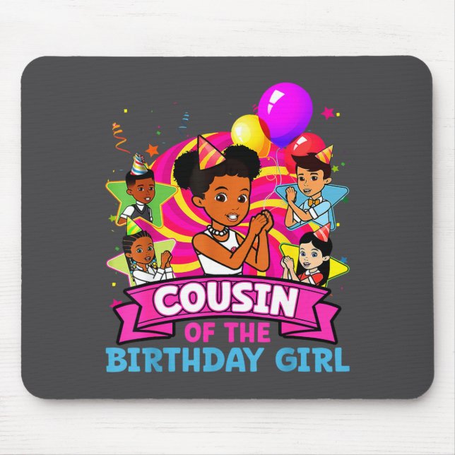 Mousepad Cousin Of Birthday Girl Gracie Nk Doll Family Deco (Frente)