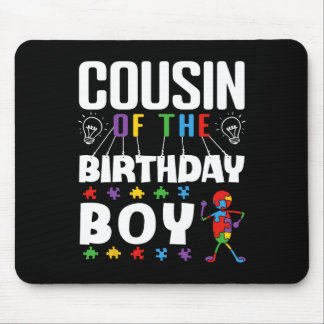 Mousepad Cousin Of The Birthday Boy Autism Awareness Puzzle