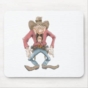 Mousepad Cowboy pronto para Desenhar