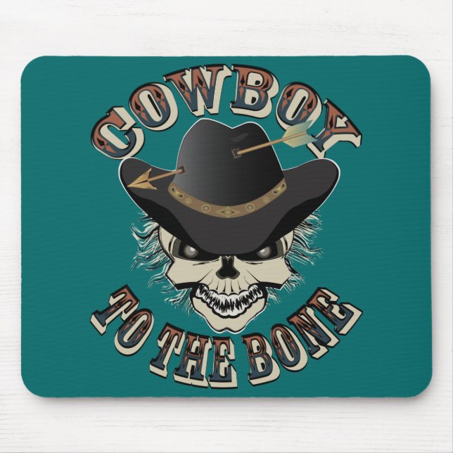 Mousepad Cowboy Skull (Frente)