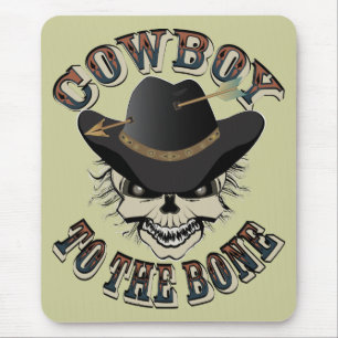 Mousepad Cowboy Skull