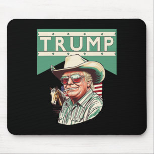 Mousepad Cowboy Trump Trump É Meu Presidente