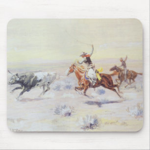 Mousepad Cowboys do Triângulo do Bar por CM Russell
