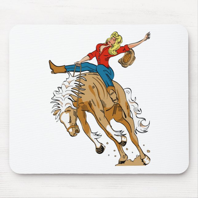 Mousepad cowgirl_broncoback (Frente)