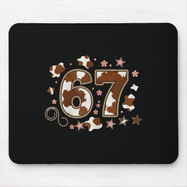Mousepad Cowhide 67 Design  (Frente)