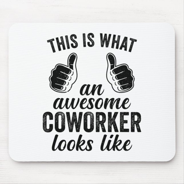 Mousepad Coworker Birthday Employee Farewell Goodbye Going  (Frente)