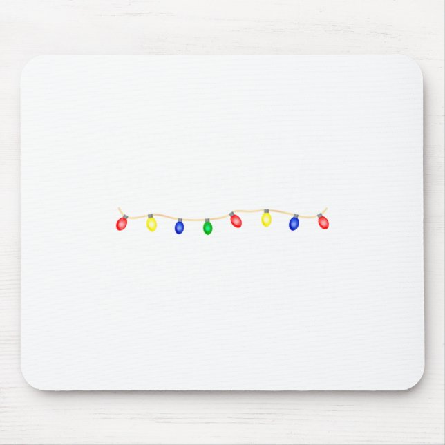 Mousepad Coworkers Are Like Christmas Lights Funny Coworker (Frente)