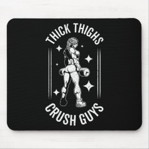 Mousepad Coxas grossas Caras De Esmagamento Malhação De Wor