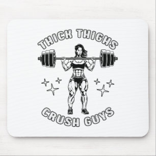 Mousepad Coxas grossas Caras Esmagadas Engraçadas Engraçada