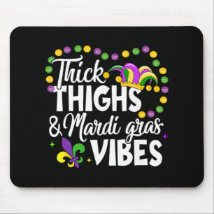 Mousepad Coxas Grossas Vibes de Carnaval Fleur De Lis Carna