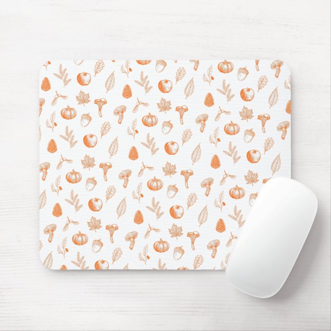 Mousepad Cozy Autumn Pattern (Com mouse)