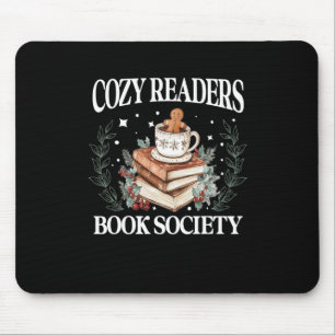 Mousepad Cozyreaders Book Society Bookie Leitura de Natal
