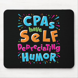 Mousepad CPA têm trocadilho de autodepreciação de humor