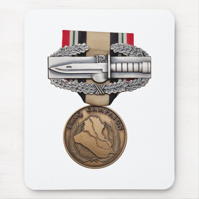 Mousepad Crachá da ação do combate de OIF (Frente)