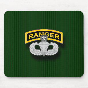 Mousepad Crachá de Parachutist da aba e do mestre da guard