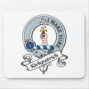 Mousepad Crachá do clã de Kirkpatrick