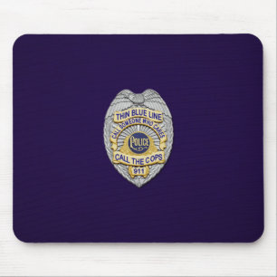 Mousepad Crachá fino de linha azul