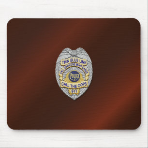 Mousepad Crachá fino de linha azul