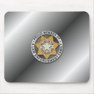 Mousepad Crachá fino de linha azul