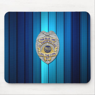 Mousepad Crachá fino de linha azul