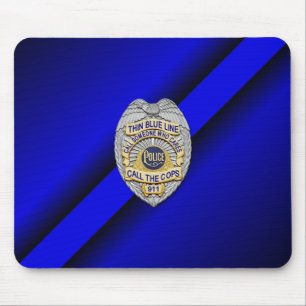 Mousepad Crachá fino de linha azul