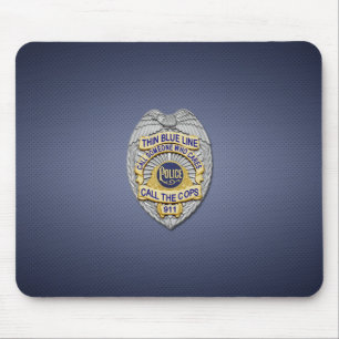 Mousepad Crachá fino de linha azul