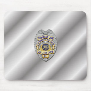 Mousepad Crachá fino de linha azul