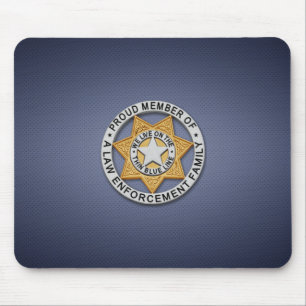 Mousepad Crachá fino de linha azul