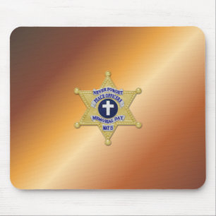Mousepad Crachá fino de linha azul