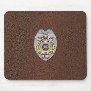 Mousepad Crachá fino de linha azul