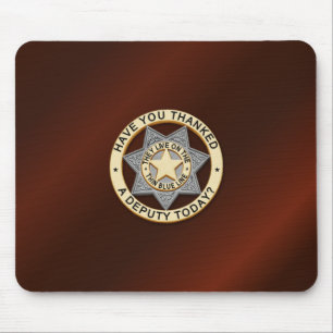 Mousepad Crachá fino de linha azul
