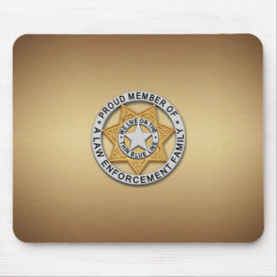 Mousepad Crachá fino de linha azul
