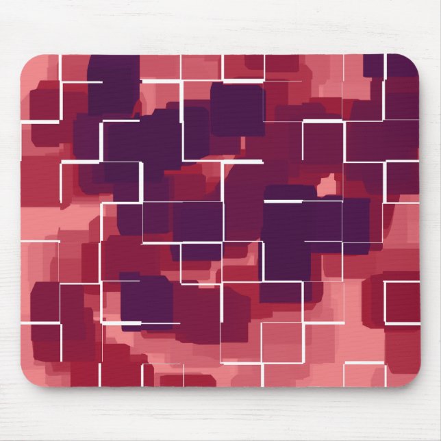 Mousepad "Cranberry" Arte Geométrica (Frente)