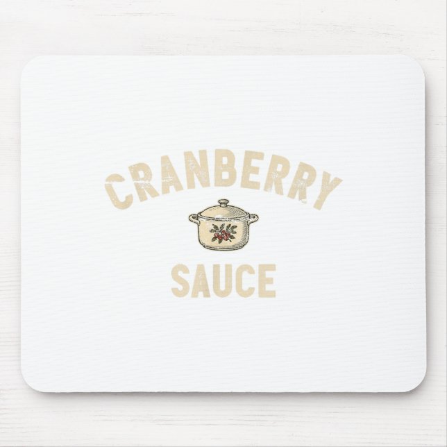 Mousepad Cranberry Sauce Thanksgiving Party Side Dish Cooki (Frente)
