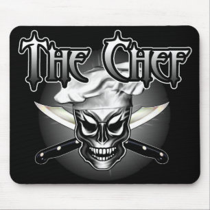 Mousepad Crânio 1 do cozinheiro chefe