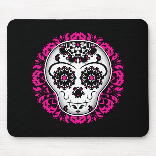 Mousepad Crânio artístico (Frente)