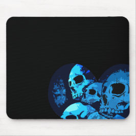 Mousepad Crânio azul