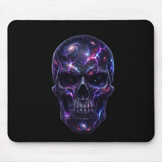 Mousepad Cranio Cósmico Escavado pelo Vazio (Frente)