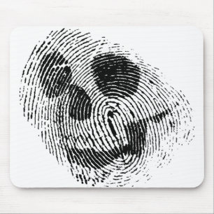 Mousepad Crânio da impressão digital
