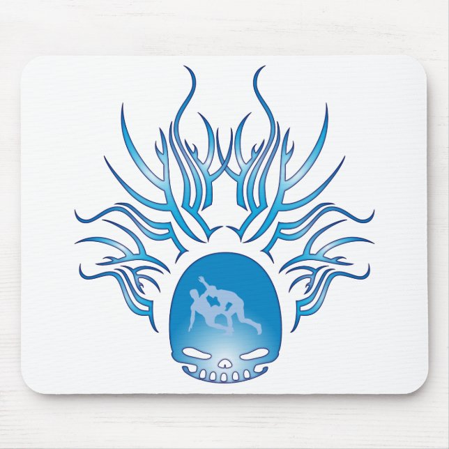 Mousepad Crânio da luta (Frente)