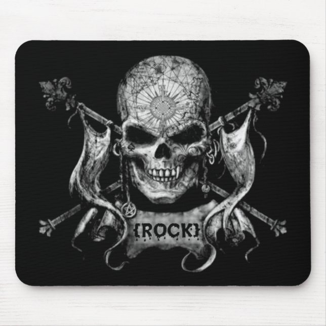 Mousepad Crânio da rocha (Frente)