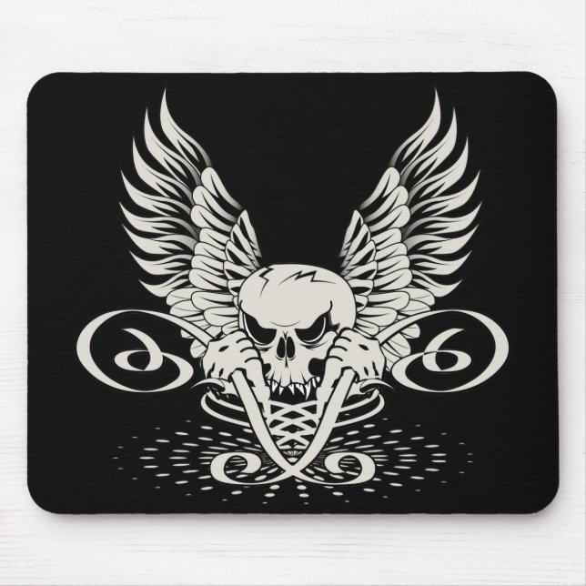 Mousepad Crânio de Asa (Frente)