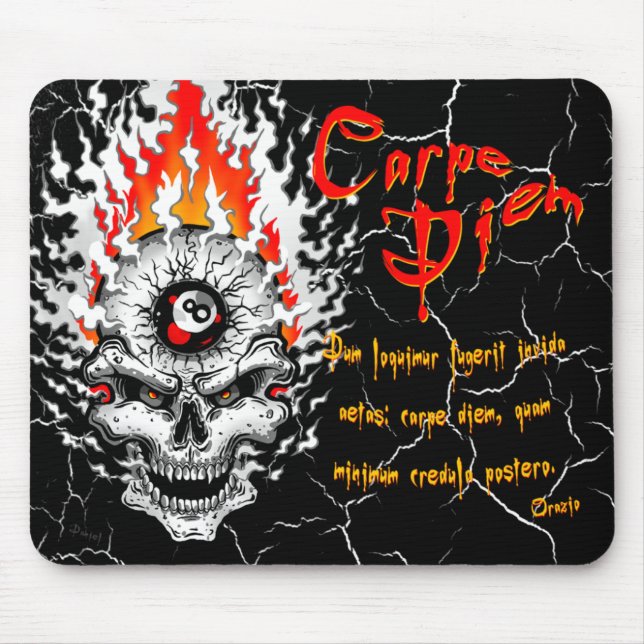 Mousepad Crânio de Carpe Diem (Frente)