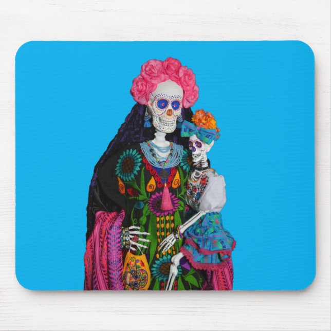 Mousepad Crânio de Catrina e Calavera (Frente)